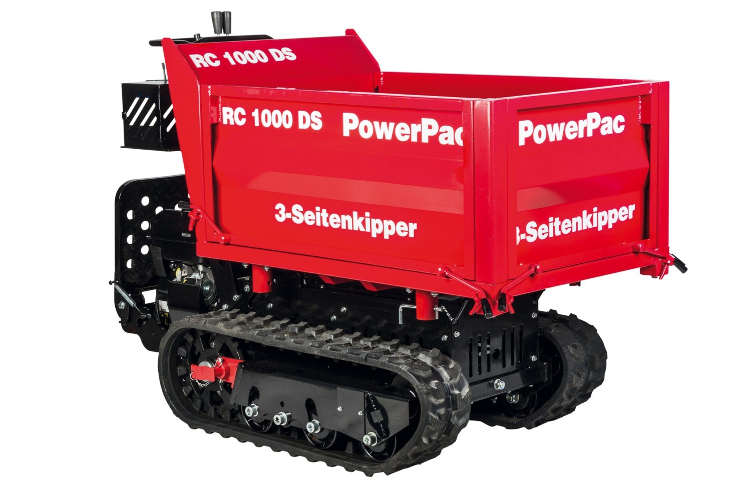 Mitfahrgelegenheit: PowerPac Raupen-Dumper, 3-Seitenkipper RC 1000-DS, Bild 6 Gewerbliche Werkzeuge PowerPac Raupen-Dumper, 3-Seitenkipper RC 1000-DS im Test, Bild 6