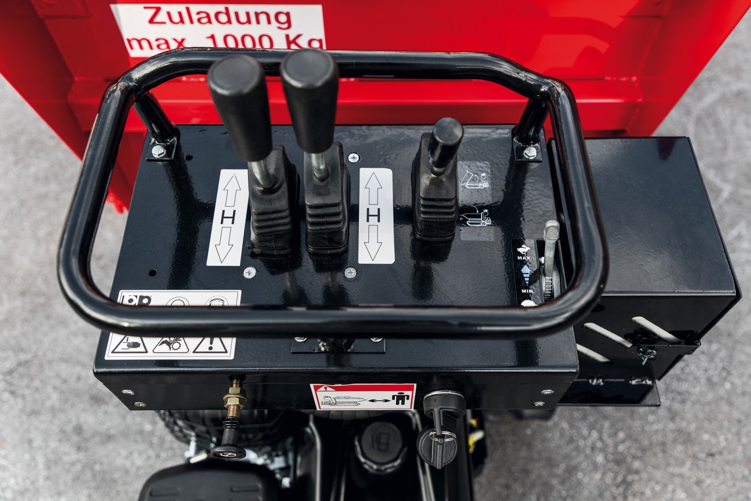 Mitfahrgelegenheit: PowerPac Raupen-Dumper, 3-Seitenkipper RC 1000-DS, Bild 10 Gewerbliche Werkzeuge PowerPac Raupen-Dumper, 3-Seitenkipper RC 1000-DS im Test, Bild 10