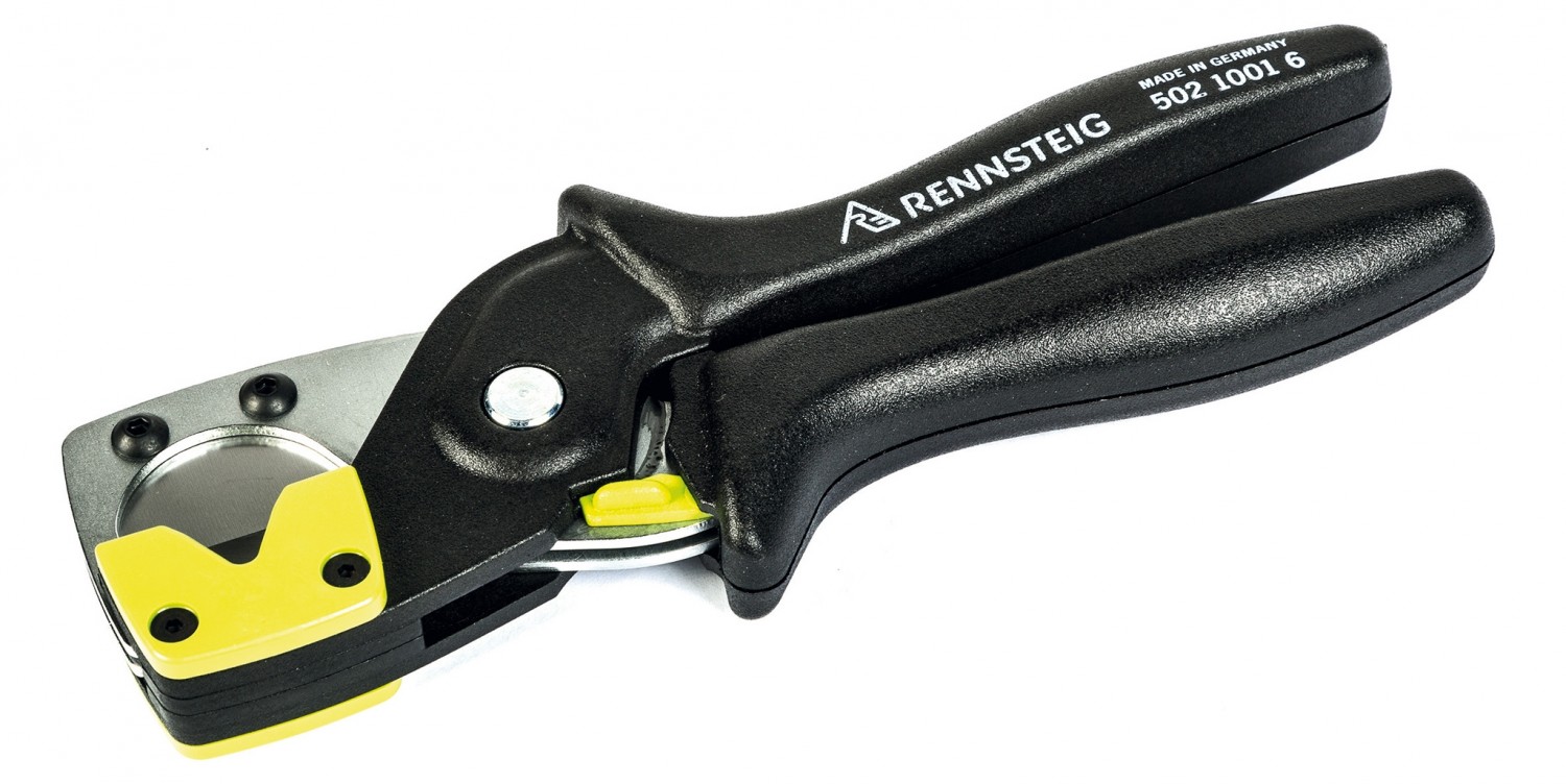 Knickfreier Schnitt: Rennsteig Perfect Cut Rohr-Schlauchschere 502 10016, Bild 2 Gewerbliche Werkzeuge Rennsteig Perfect Cut Rohr-Schlauchschere 502 10016 im Test, Bild 2