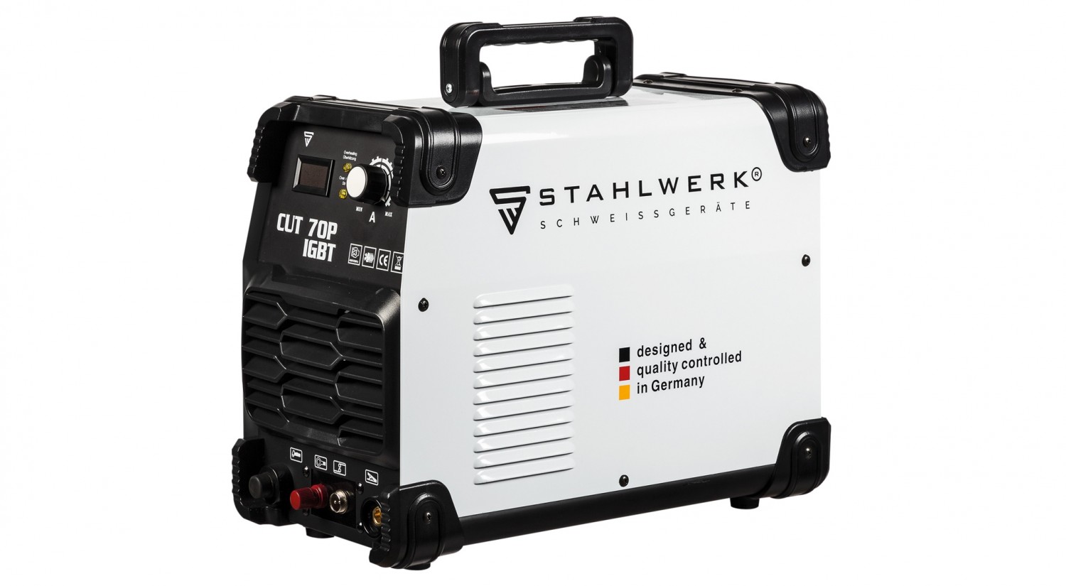 Immer an der Linie lang...: Stahlwerk Plasmaschneider Cut 70 P IGBT, Bild 2 Gewerbliche Werkzeuge Stahlwerk Plasmaschneider Cut 70 P IGBT im Test, Bild 2