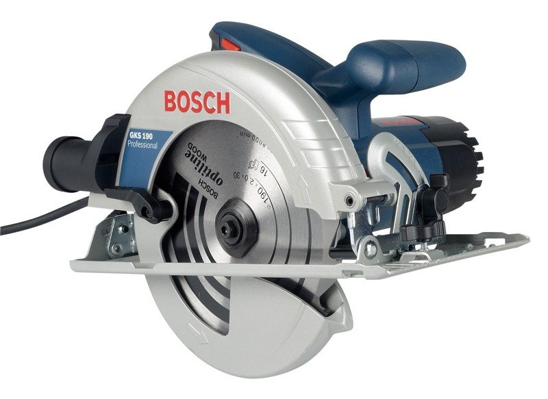 Weniger ist mehr: Bosch Handkreissäge GKS 190 Professional, Bild 2 Hand-Kreissägen Netzbetrieb Bosch Handkreissäge GKS 190 Professional im Test, Bild 2
