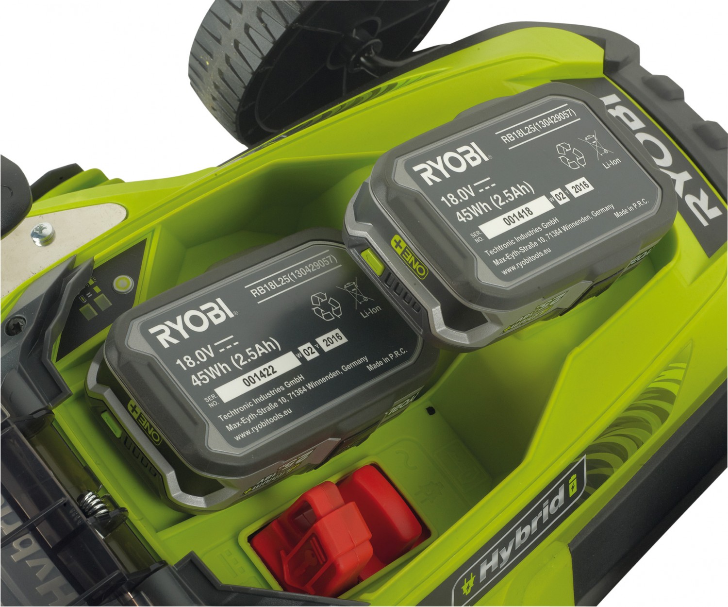Flexibler geht es nicht: Ryobi RLM18C36H225, Bild 2 Handrasenmäher-Elektro Ryobi RLM18C36H225 im Test, Bild 2