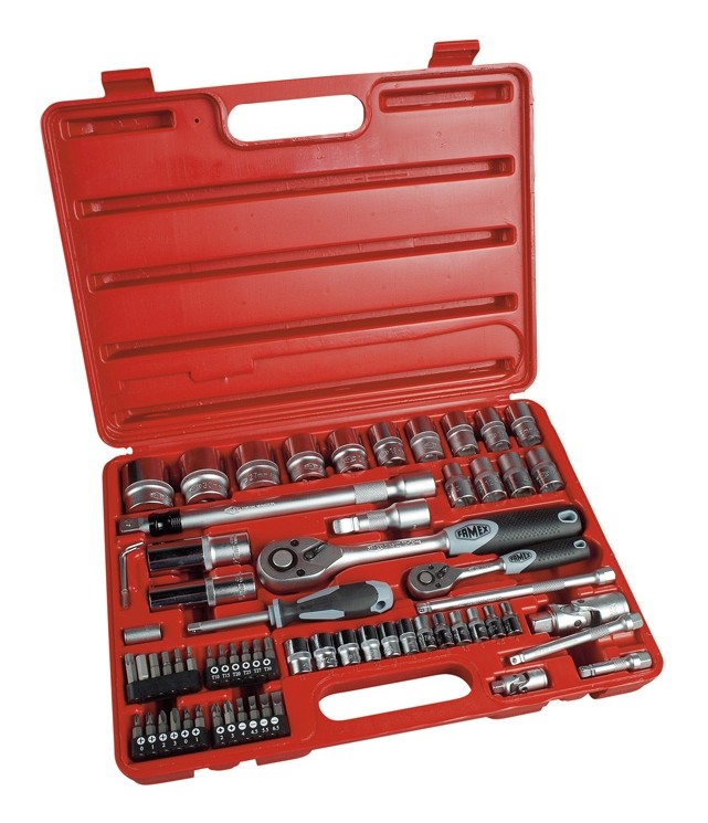 Komplettausstattung: Famex Nr. 720-HE-21, Bild 2 Handwerkzeug-Sets Famex Nr. 720-HE-21 im Test, Bild 2