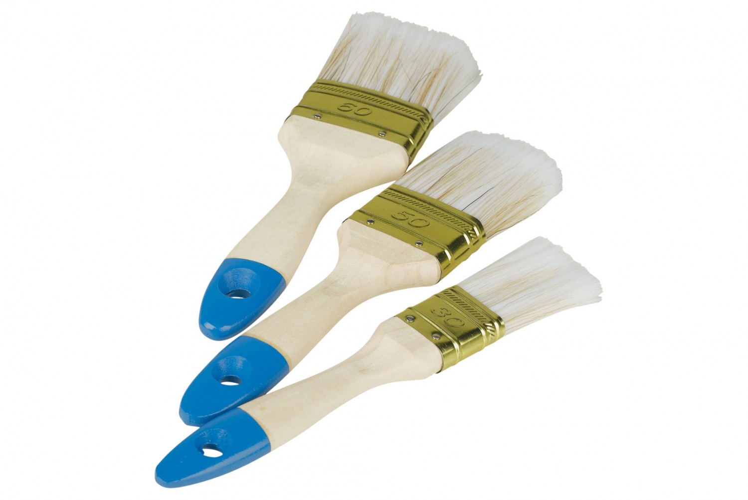 Frisch gestrichen!: Hansa Pinselset 3-tlg. für Lacke, Bild 1 Zubehör Baustoffe Hansa Pinselset 3-tlg. für Lacke im Test, Bild 1