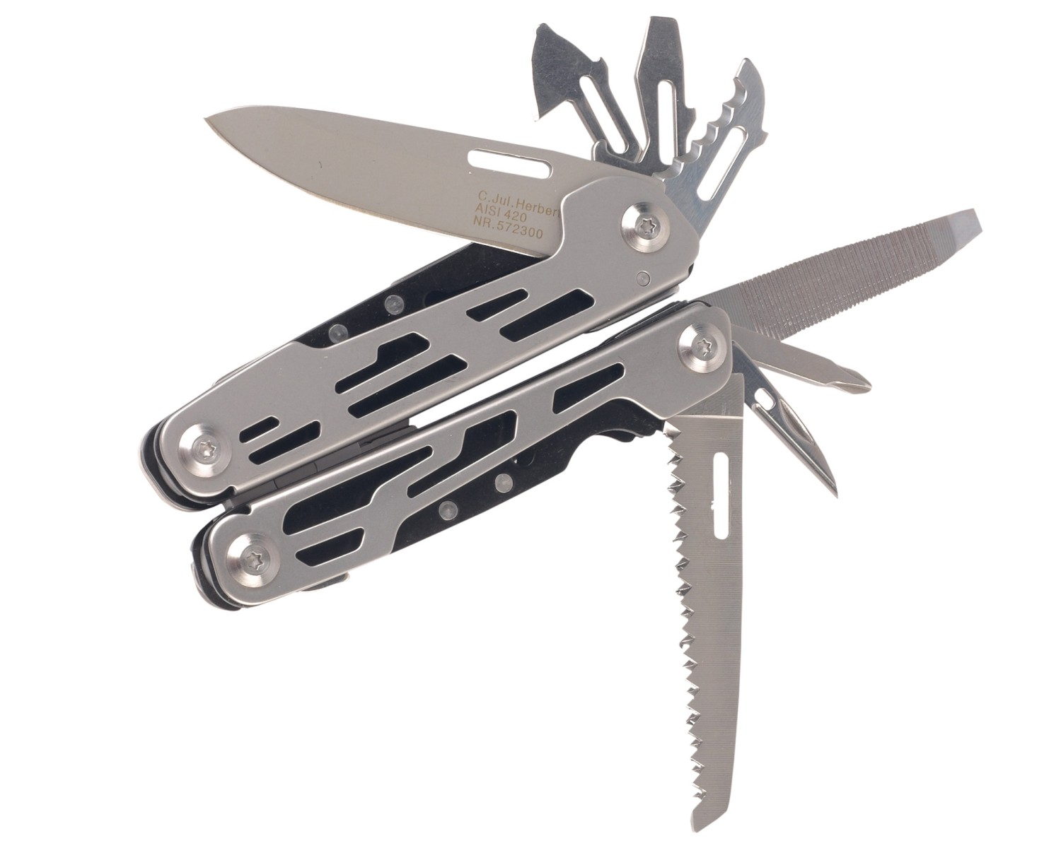 Sonstige Handwerkzeuge Herbertz Multitool AISI 420 Nr. 572300 im Test, Bild 3