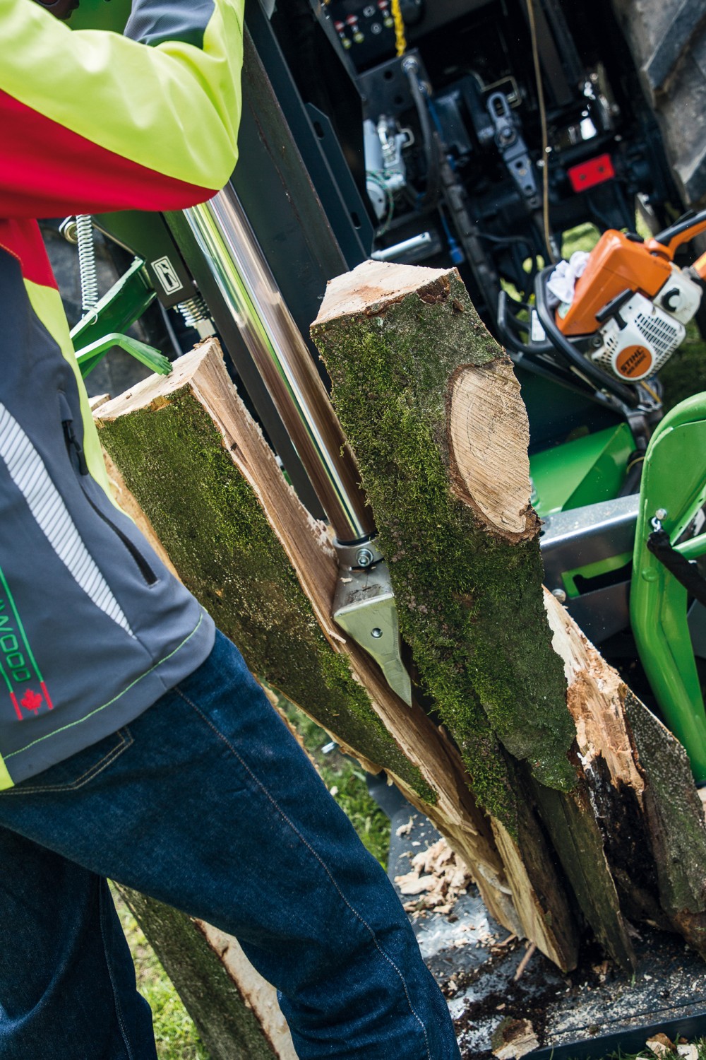 20-Tonnen-Holzspalter R 20 K PL von Robust: Robust R 20 K PL, Bild 4 Holz-Spalter Robust R 20 K PL im Test, Bild 4