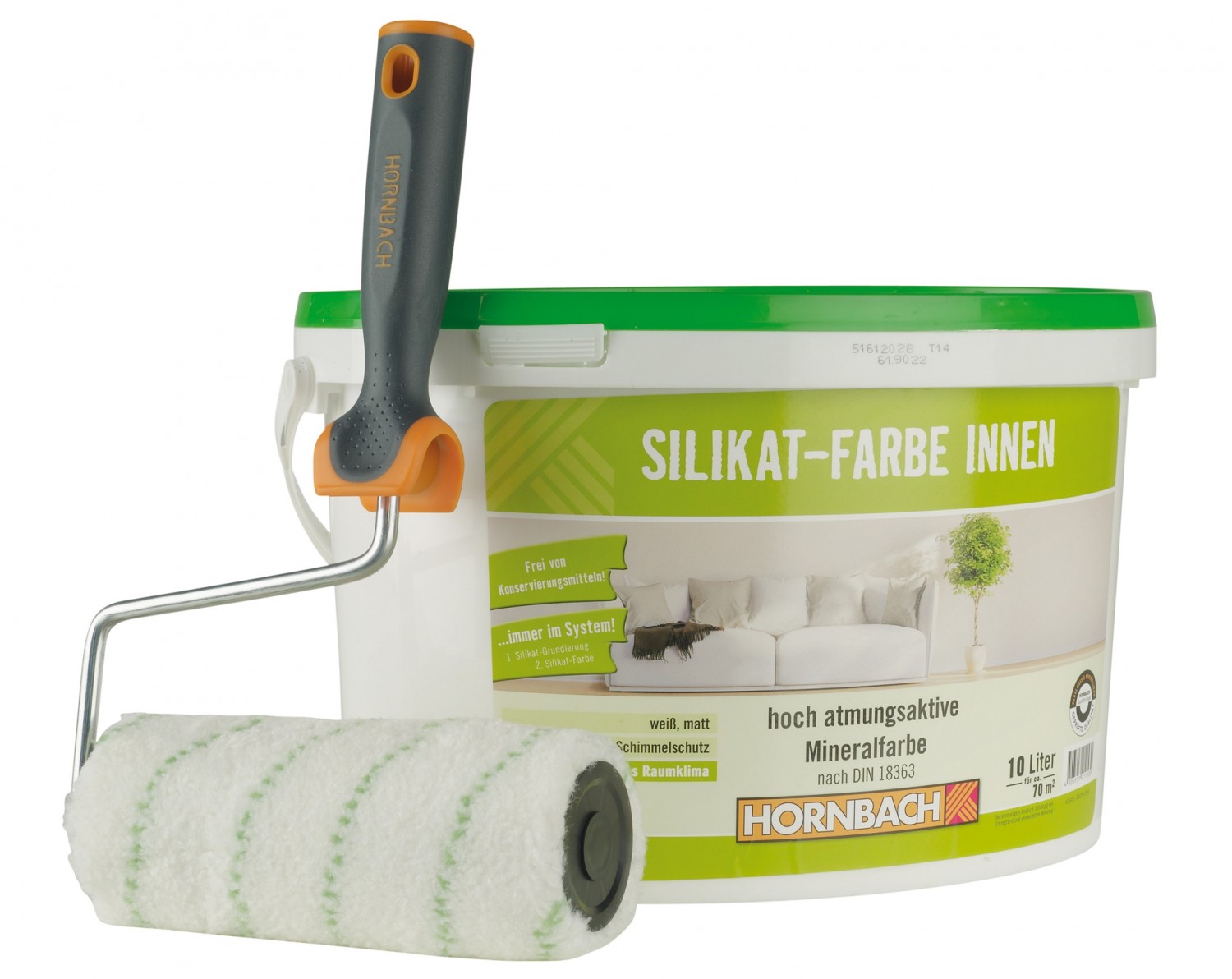 Für besseres Raumklima: Hornbach Silikatfarbe Innen, Bild 2 Innenfarben-Wand Hornbach Silikatfarbe Innen im Test, Bild 2