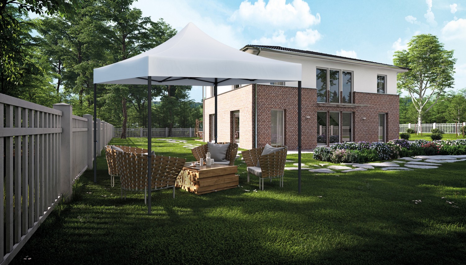 Paramondo Faltpavillon Pro 40 von Jalousiescout: Jalousiescout Paramondo Faltpavillon Pro 40, Bild 1 Rund ums Haus Jalousiescout Paramondo Faltpavillon Pro 40 im Test, Bild 1