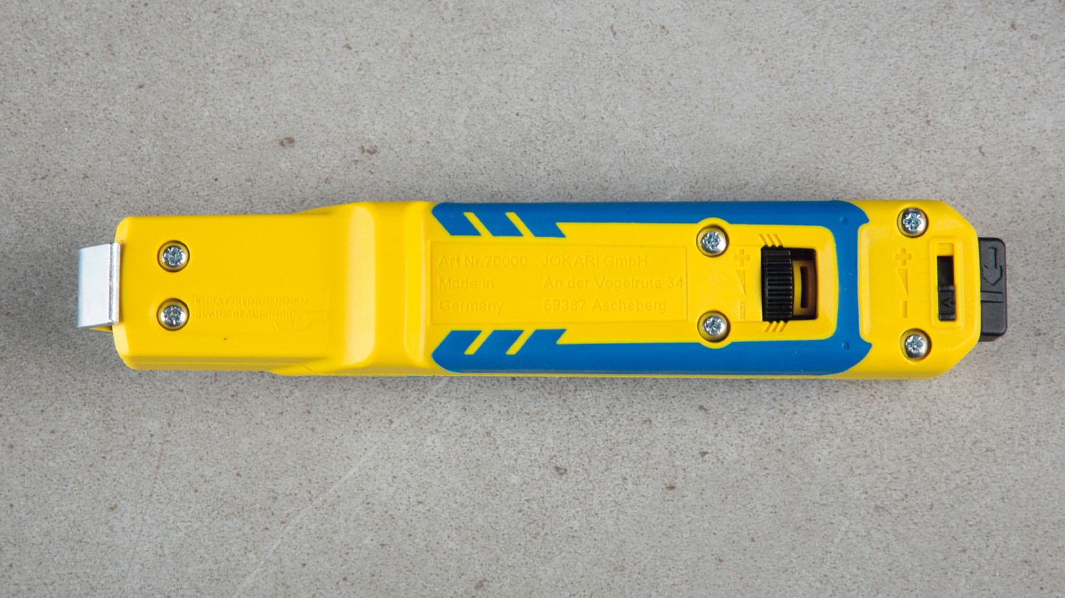 Eine Idee wird 60: Jokari Kabelmesser System 4-70 Set, Bild 7 Sonstige Handwerkzeuge Jokari Kabelmesser System 4-70 Set im Test, Bild 7