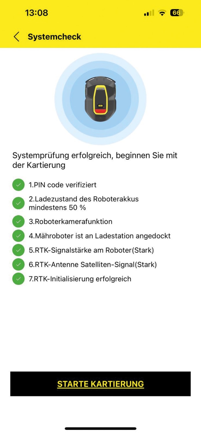Der Dortmunder: Kärcher RCX 4, Bild 4 Roboter-Rasenmäher Kärcher RCX 4 im Test, Bild 4