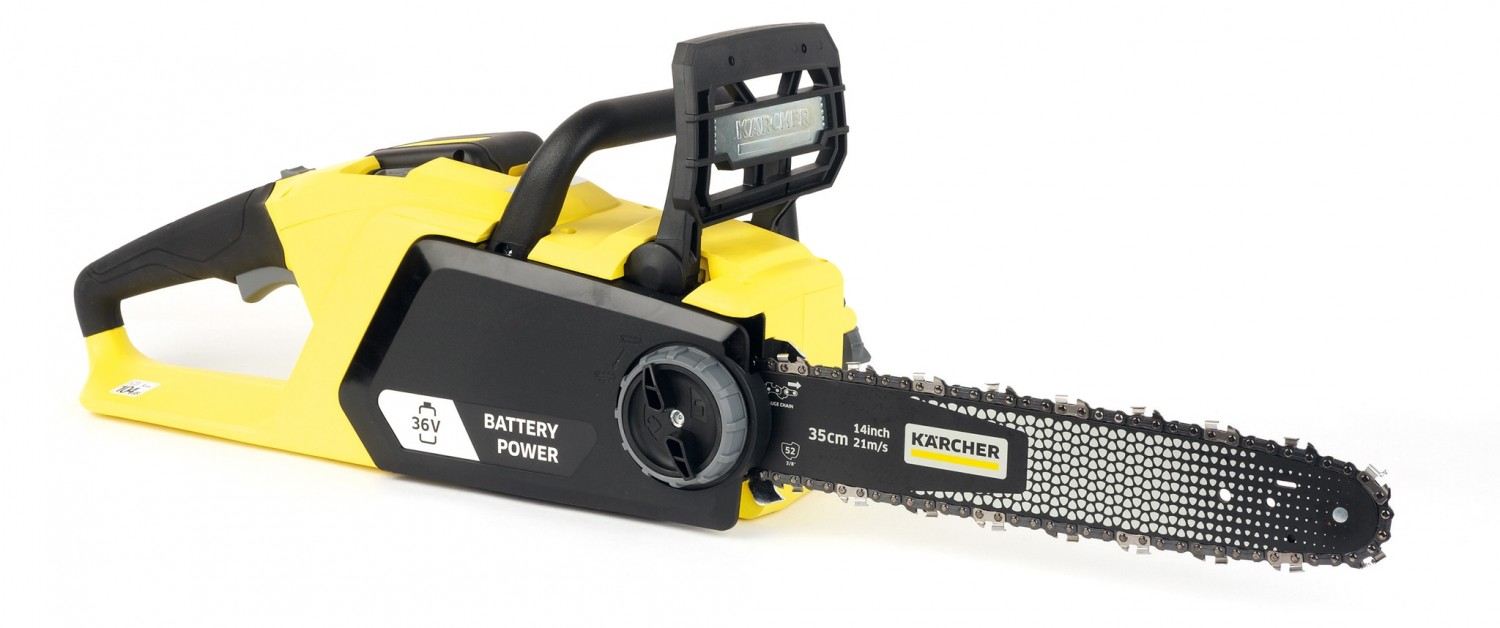 Kettensäge vom Reinigungsspezialisten: Kärcher CNS 36-35 Battery, Bild 2 Kettensägen-Elektro Kärcher CNS 36-35 Battery im Test, Bild 2