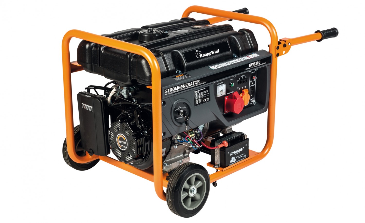 Benzinbetriebener 7,0-kW-Generator von Knappwulf: Knappwulf KW8300, Bild 1 Generatoren Knappwulf KW8300 im Test, Bild 1