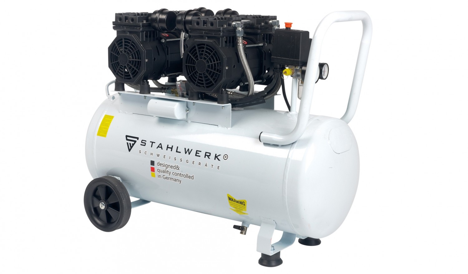 Der Leisetreter auf der Baustelle: Stahlwerk ST 510 pro, Bild 2 Kompressor Stahlwerk ST 510 pro im Test, Bild 2