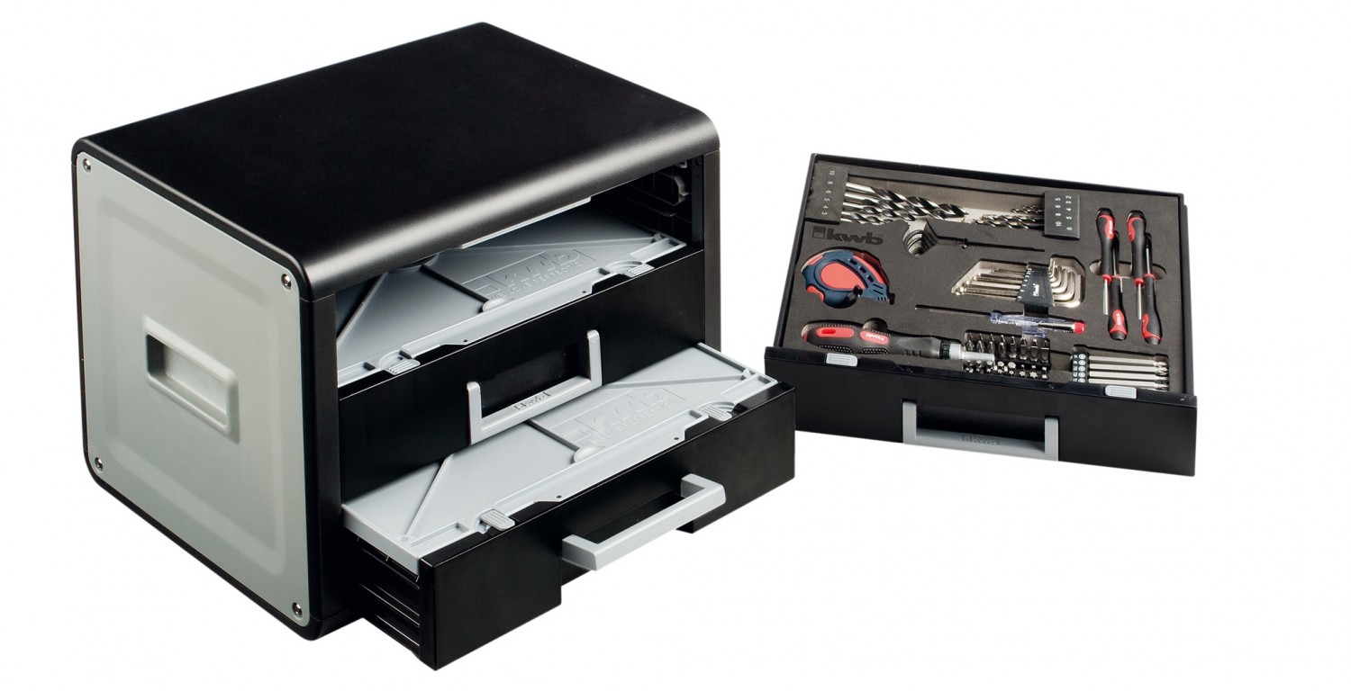 Immer griffbereit: kwb Home-Tool-Box, 90-teilig, Bild 1 Werkzeugkoffer kwb Home-Tool-Box, 90-teilig im Test, Bild 1