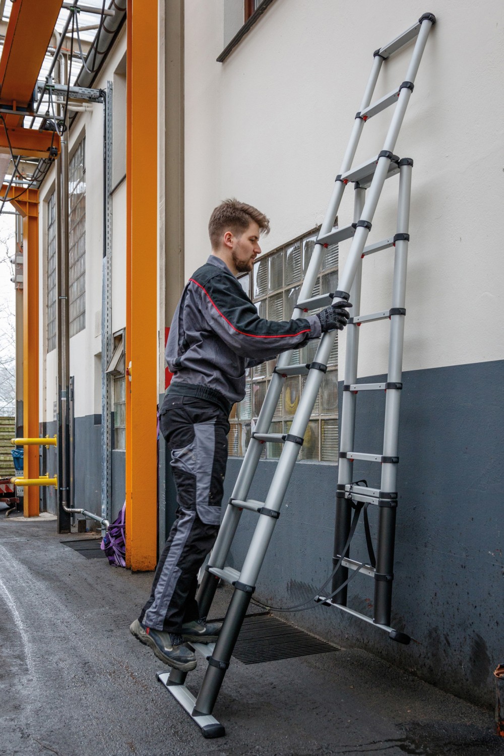 Teleskopleiter Evo-Prostep von EZ-Step: EZ-Step EVO-PROSTEP, Bild 2 Leitern EZ-Step EVO-PROSTEP im Test, Bild 2