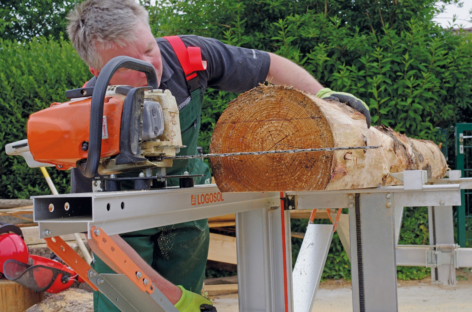 Sonstige Gartengeräte Logosol Farmer‘s Sawmill im Test, Bild 6