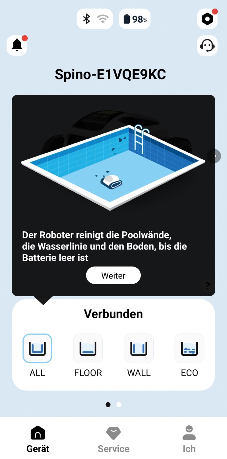 Pool Roboter Mammotion Spino E1 im Test, Bild 8