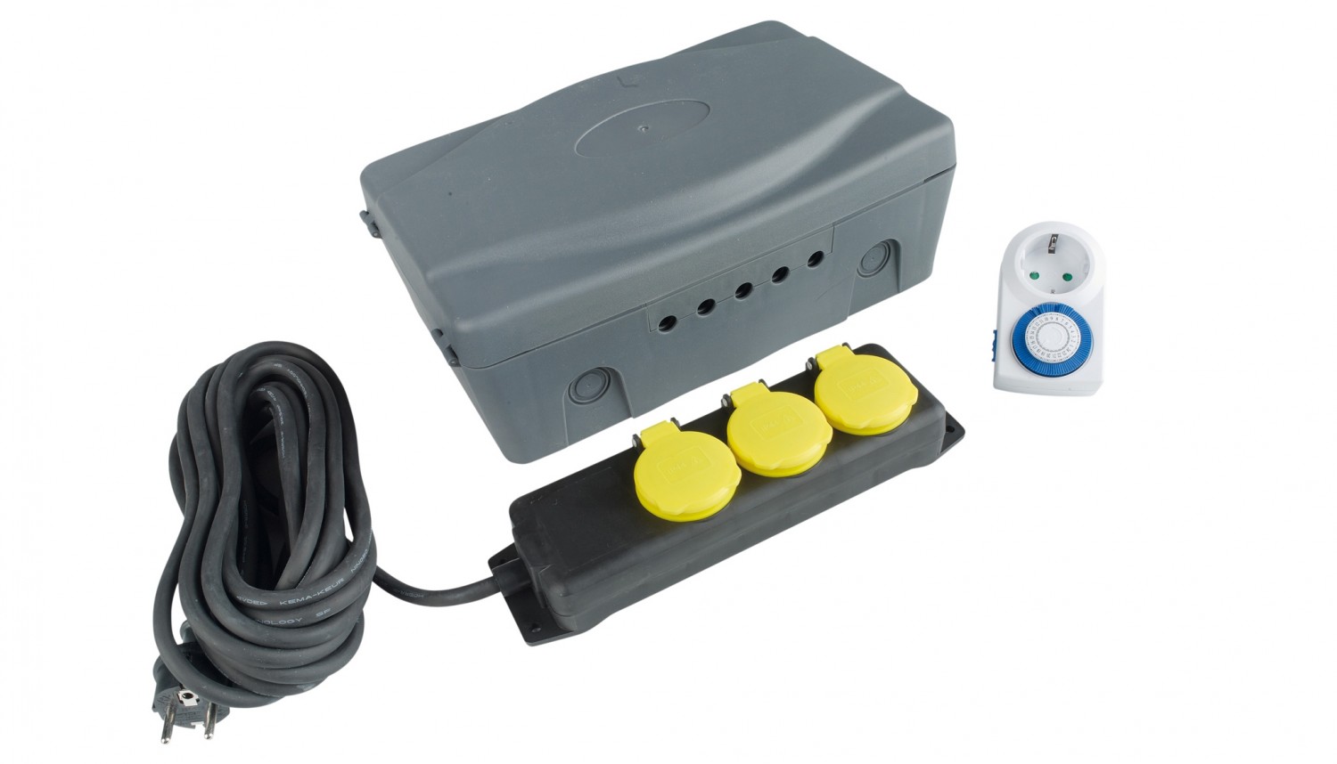 Wasserfeste Masterbox von Masterplug: Masterplug Masterbox, Bild 1 Zubehör Elektrowerkzeuge Netzbetrieb Masterplug Masterbox im Test, Bild 1