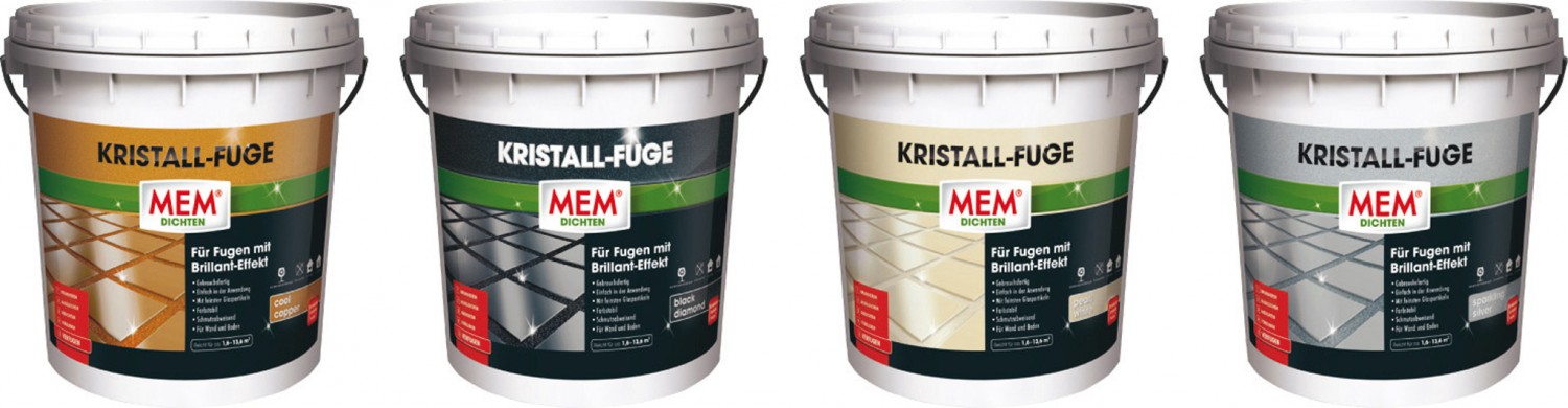 Fugenmasse MEM Kristall-Fuge: MEM Fugenmasse MEM Kristall-Fuge, Bild 1 Sonstige Baustoffe MEM Fugenmasse MEM Kristall-Fuge im Test, Bild 1