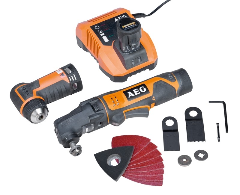 Multitool BWS 12 C mit Stichsägenaufsatz von AEG: AEG BWS 12 C, Bild 2 Multigeräte Akku AEG BWS 12 C im Test, Bild 2
