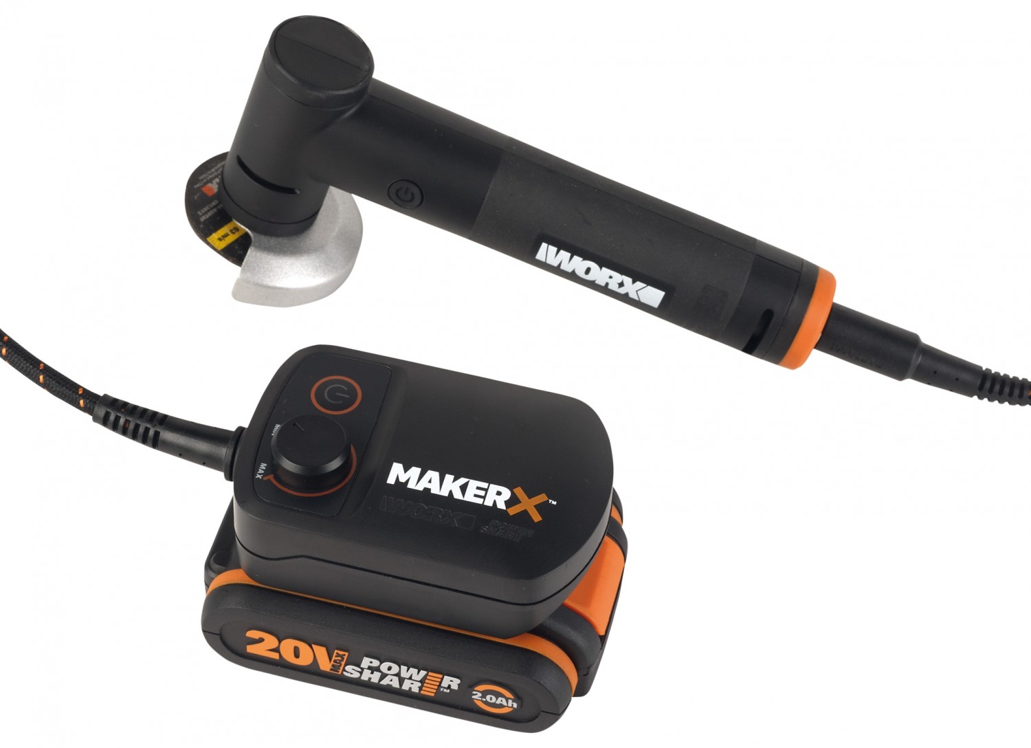 Kleine praktische Helfer: Worx MakerX Set WX990, Bild 2 Multigeräte Akku Worx MakerX Set WX990 im Test, Bild 2