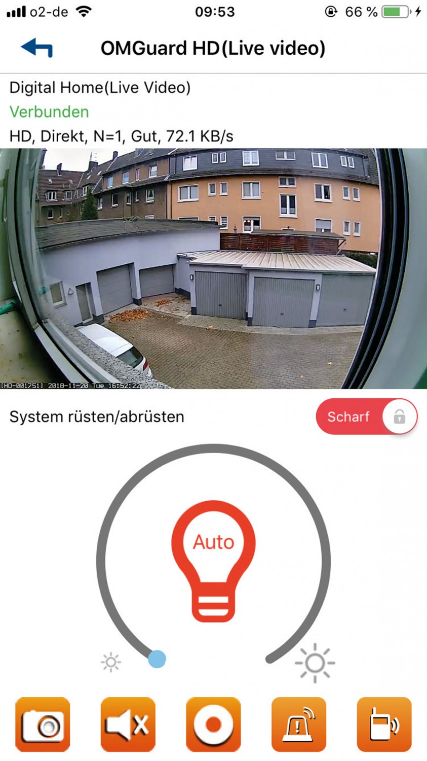 Wi-Fi-Überwachungsanlage HOS-X20 von Blaupunkt: Blaupunkt HOS-X20, Bild 4 Netzwerkkamera Blaupunkt HOS-X20 im Test, Bild 4