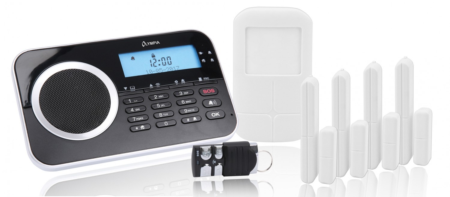 Smart Home Alarmanlage Olympia Drahtloses GSM-Alarmanlagen- Set 9661 im Test, Bild 1