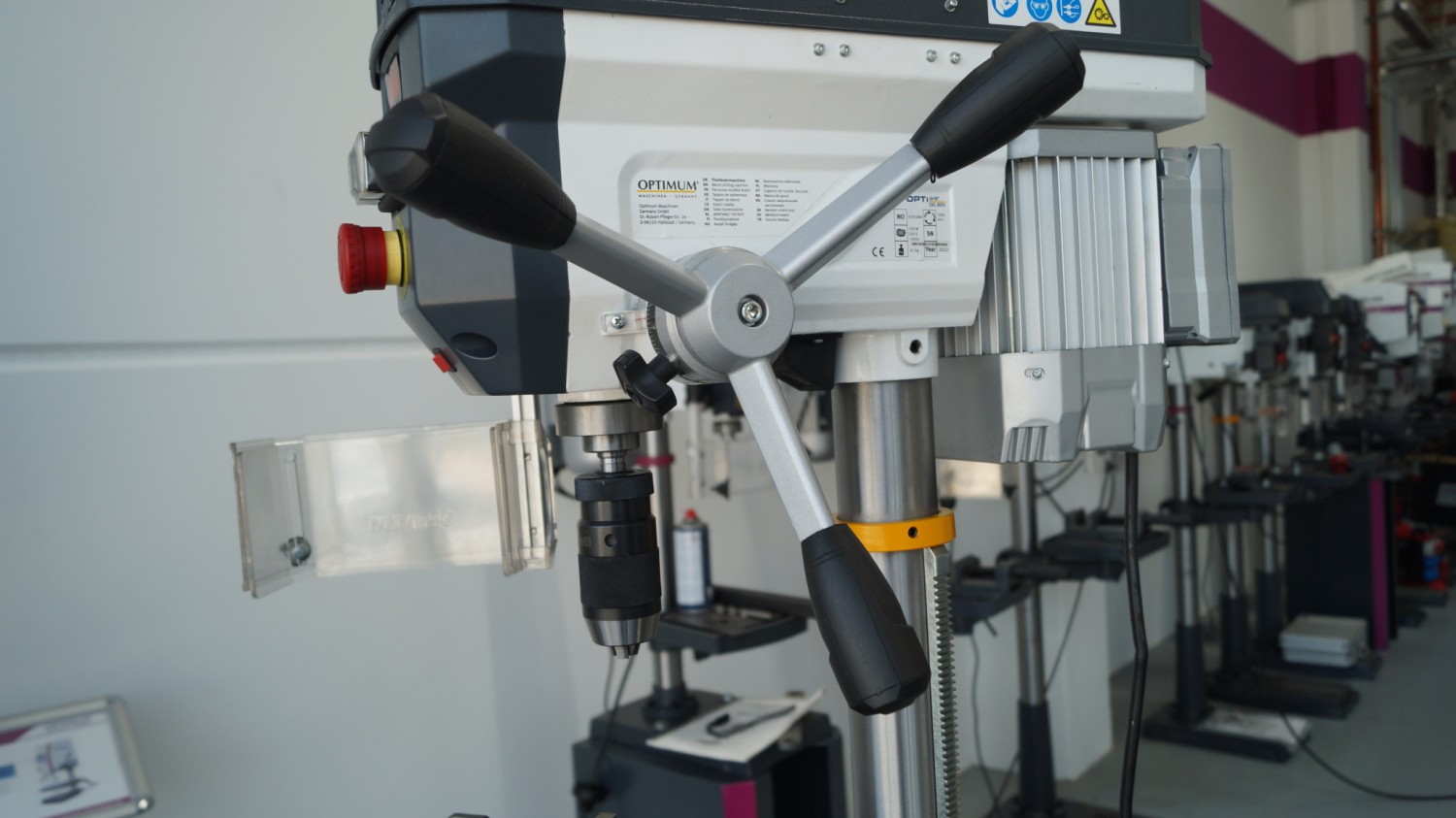 Bohrmaschinen-Stationär Optimum Optidrill DQ 20V im Test, Bild 6