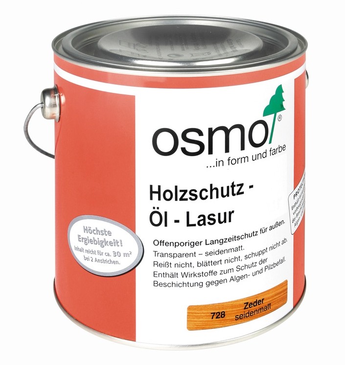 Lacke und Lasuren Osmo Holzschutz-Öl-Lasur im Test, Bild 1