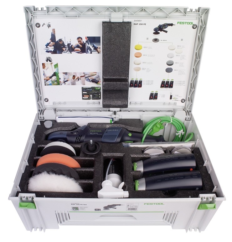 Hochglanzflächen: Festool Shinex RAP 150 FE-Set, Bild 7 Poliermaschinen Festool Shinex RAP 150 FE-Set im Test, Bild 7