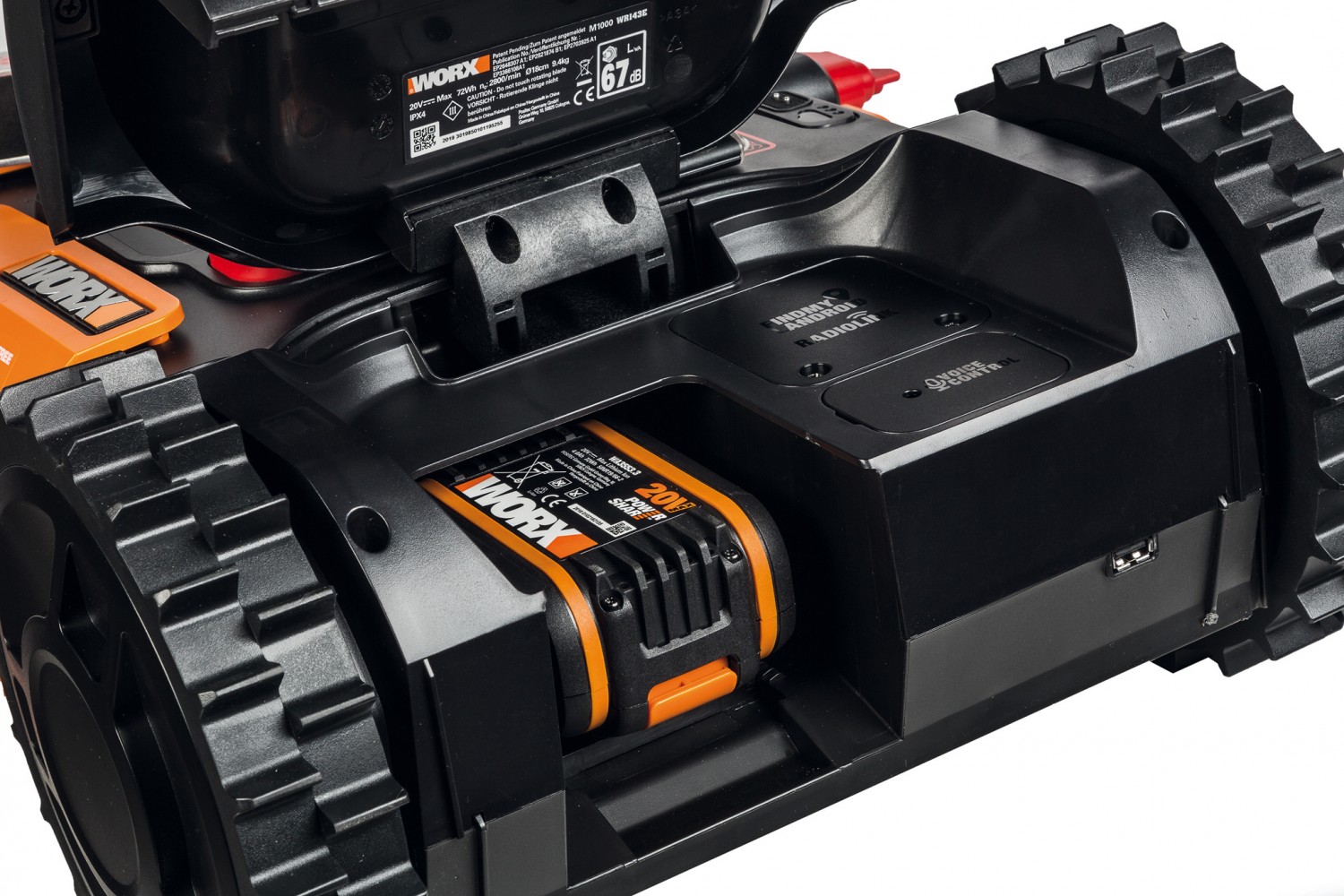 Mähroboter Landroid M WR143E mit ACS von Worx: Worx Landroid M WR143E mit ACS, Bild 2 Roboter-Rasenmäher Worx Landroid M WR143E mit ACS im Test, Bild 2