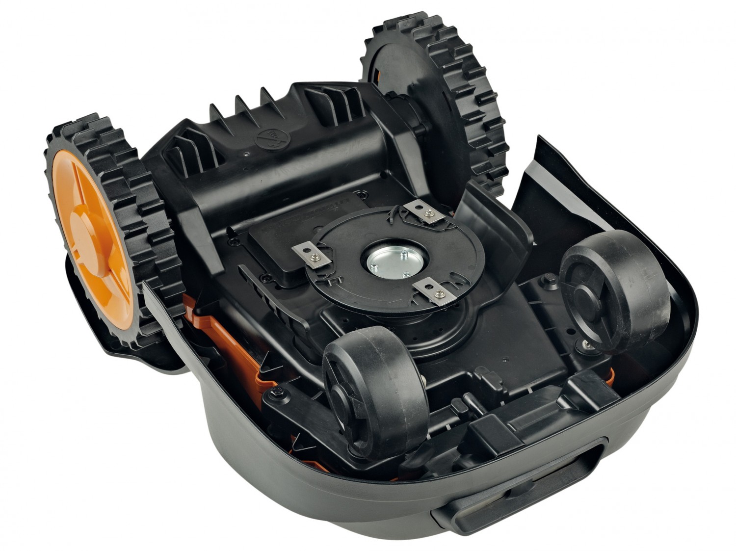 Der kleine Orangene: Worx Landroid WG 790 E, Bild 2 Roboter-Rasenmäher Worx Landroid WG 790 E im Test, Bild 2