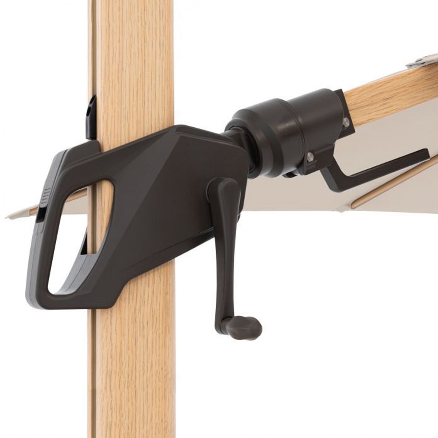 Schatten wo man ihn braucht: Doppler Sonnenschirm Alu Wood AX Pendel 220 x 300, Bild 3 Rund ums Haus Doppler Sonnenschirm Alu Wood AX Pendel 220 x 300 im Test, Bild 3