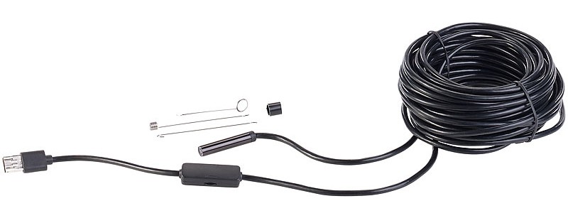 In die Röhre schauen: Somikon USB-Endoskop-Kamera NX-4360, Bild 2 Rund ums Haus Somikon USB-Endoskop-Kamera NX-4360 im Test, Bild 2