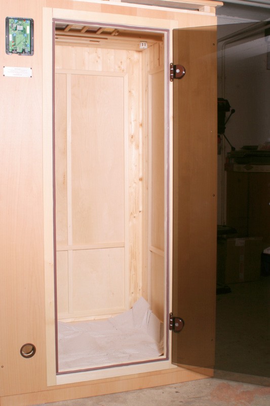 Sauna ohne Dampf: weka Infrarot-Wärmekabine, Bild 5 Sauna weka Infrarot-Wärmekabine im Test, Bild 5