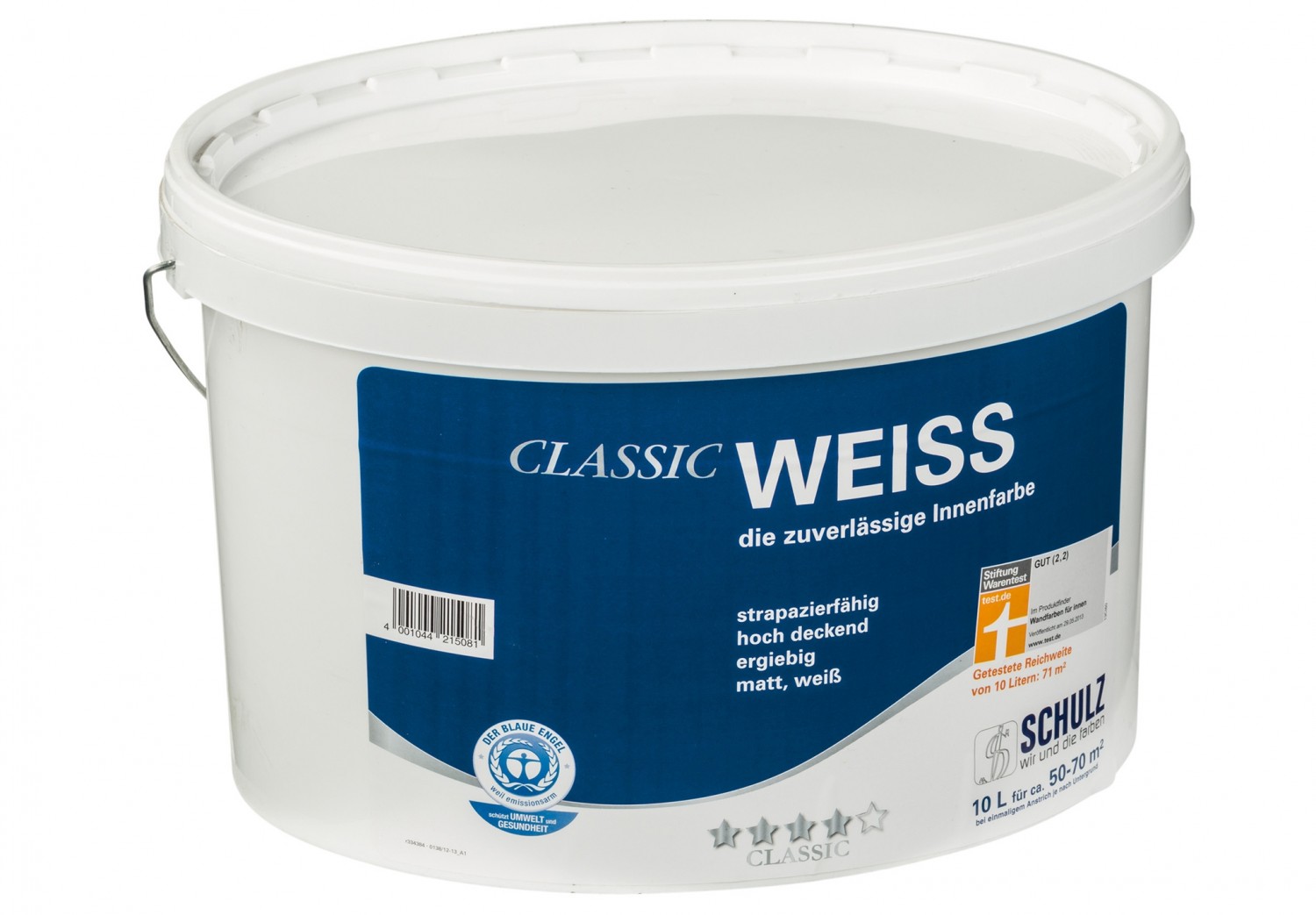 Test Innenfarben Wand Schulz Farben Classic Weiss Sehr Gut