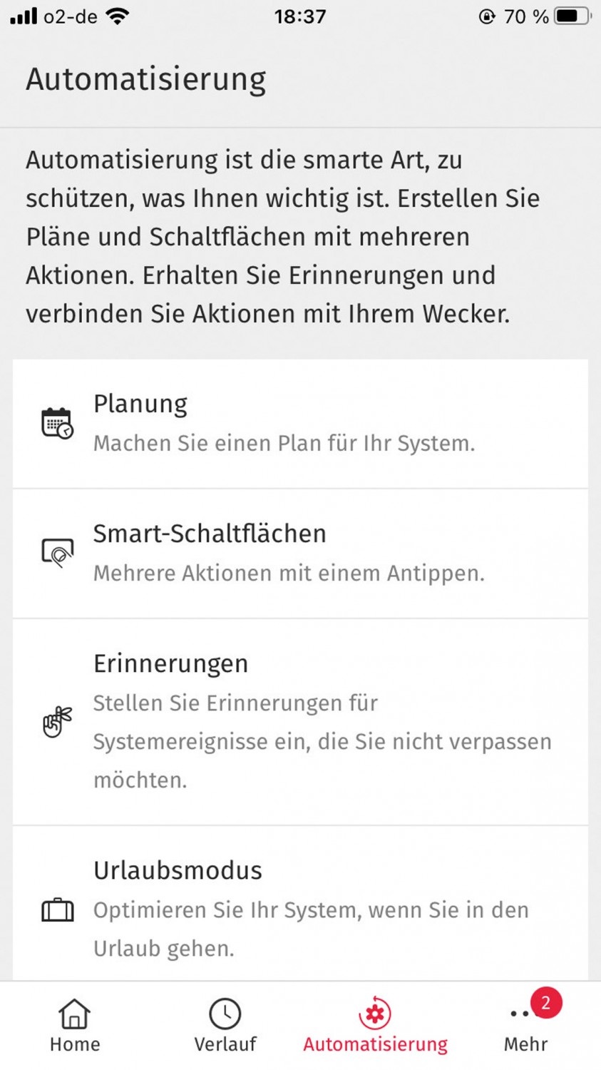 Alarmanlage mit Fernüberwachung: Verisure Alarmsystem mit ZeroVision, Bild 5 Smart Home Alarmanlage Verisure Alarmsystem mit ZeroVision im Test, Bild 5