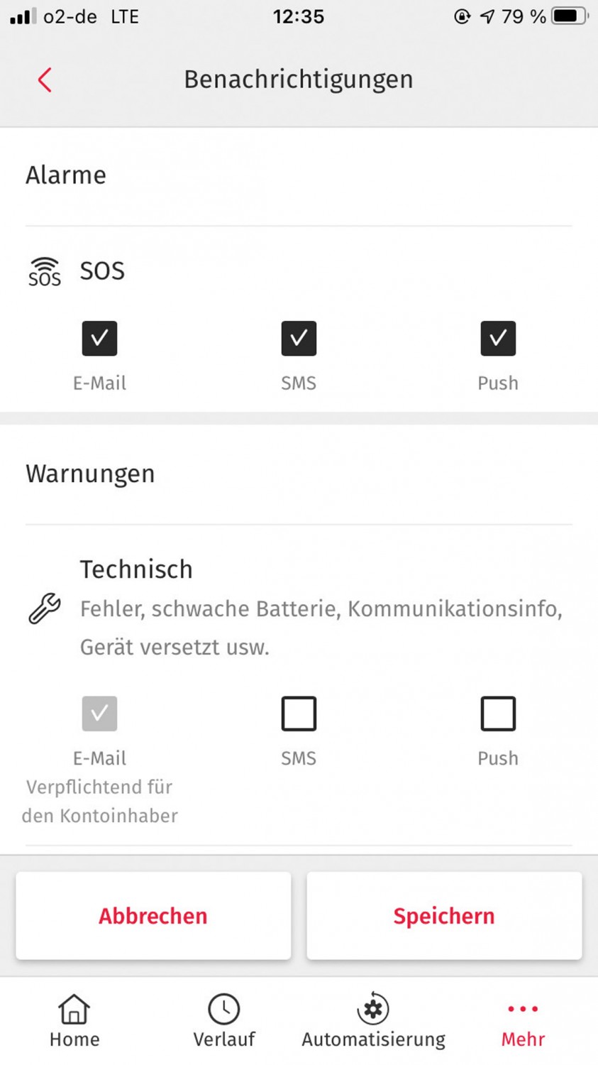 Alarmanlage mit Fernüberwachung: Verisure Alarmsystem mit ZeroVision, Bild 6 Smart Home Alarmanlage Verisure Alarmsystem mit ZeroVision im Test, Bild 6