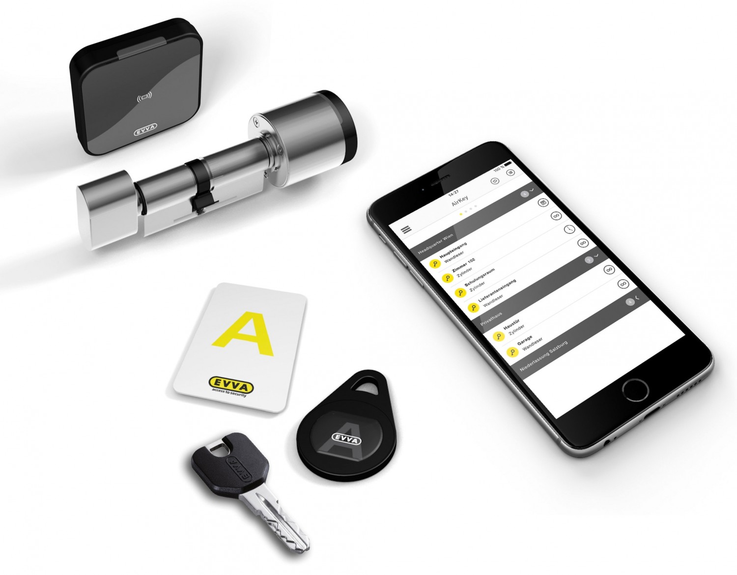 Elektronisches Schließsystem EVVA AirKey: EVVA AirKey-Starterpaket, Bild 4 Smart Lock EVVA AirKey-Starterpaket im Test, Bild 4