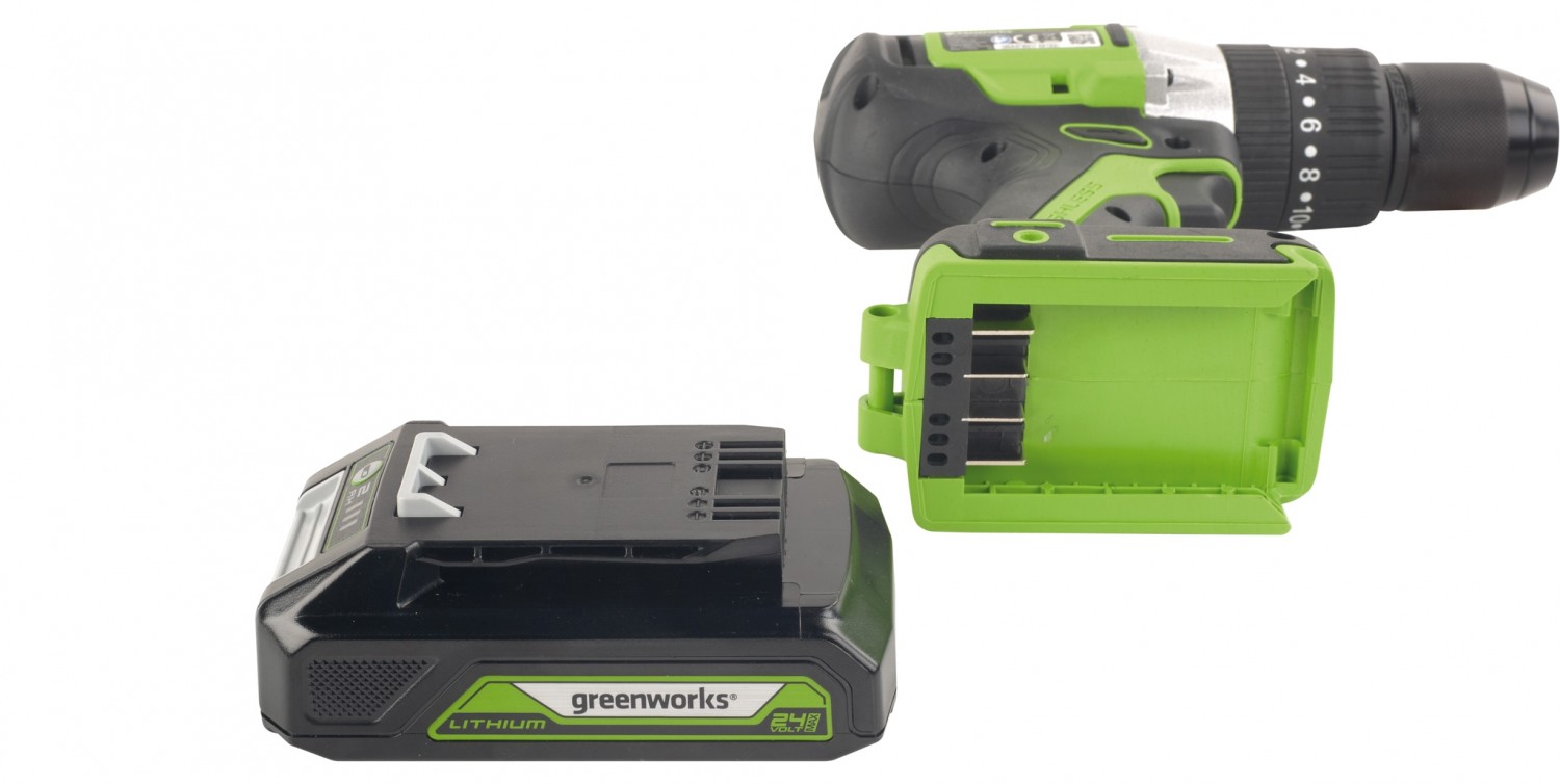 Akkus mit System: Greenworks 24 V Max, Bild 18 Sonstige Elektrowerkzeuge Akku Greenworks 24 V Max im Test, Bild 18