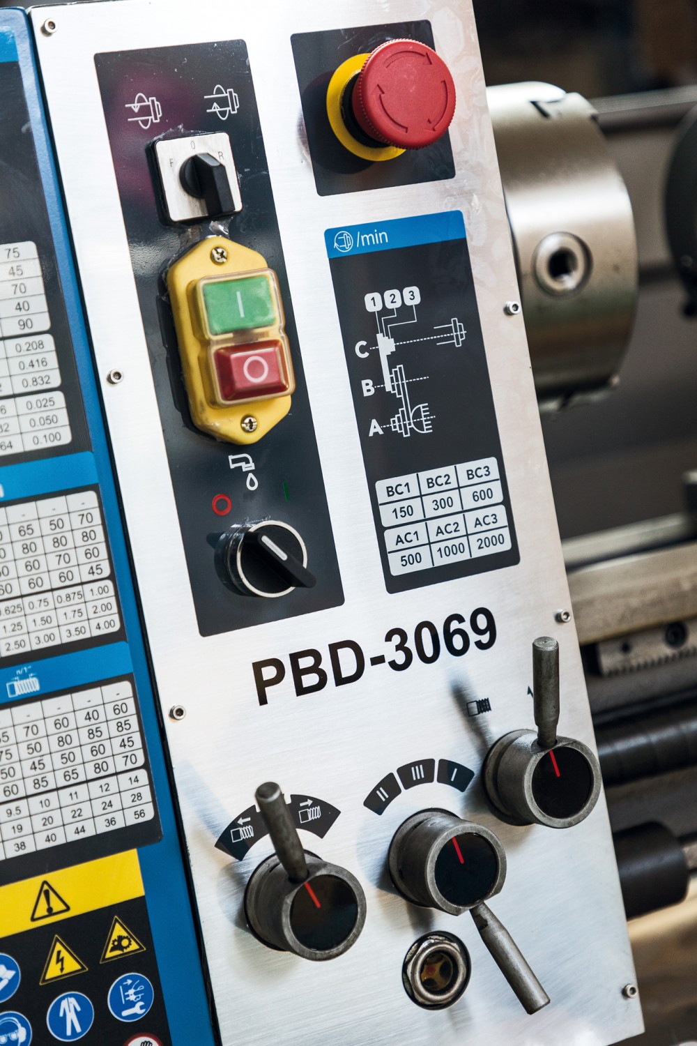 Promac Metalldrehmaschine PBD-3069, Bild 12 Sonstige Elektrowerkzeuge Netzbetrieb Promac Metalldrehmaschine PBD-3069 im Test, Bild 12