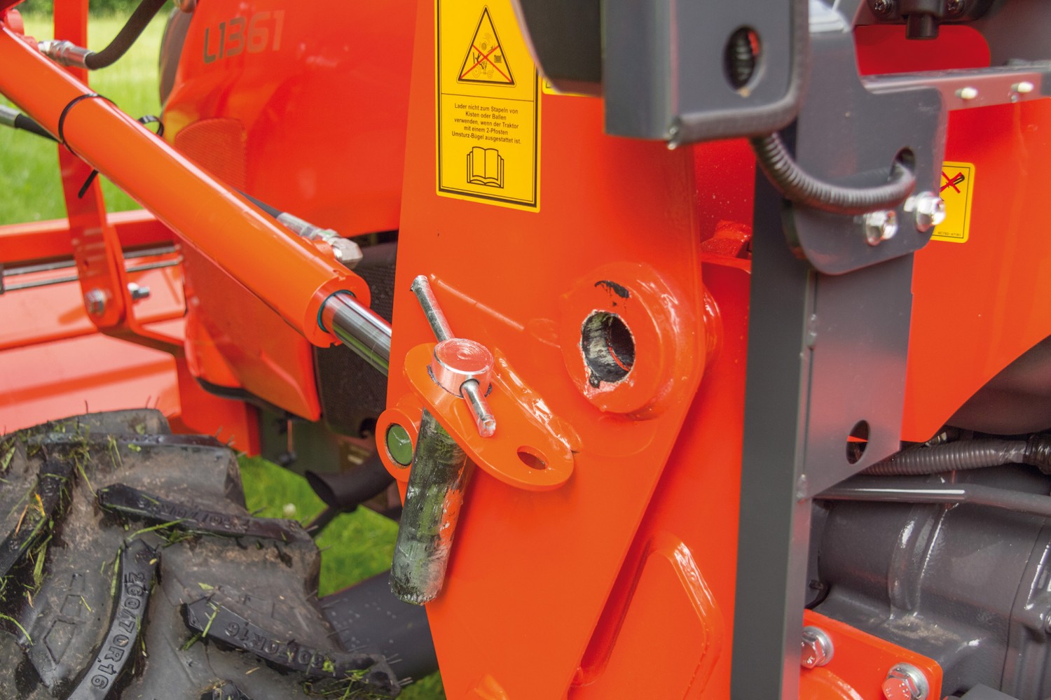 Durch dick und dünn: Kubota L1361, Bild 4 Sonstige Gartengeräte Kubota L1361 im Test, Bild 4