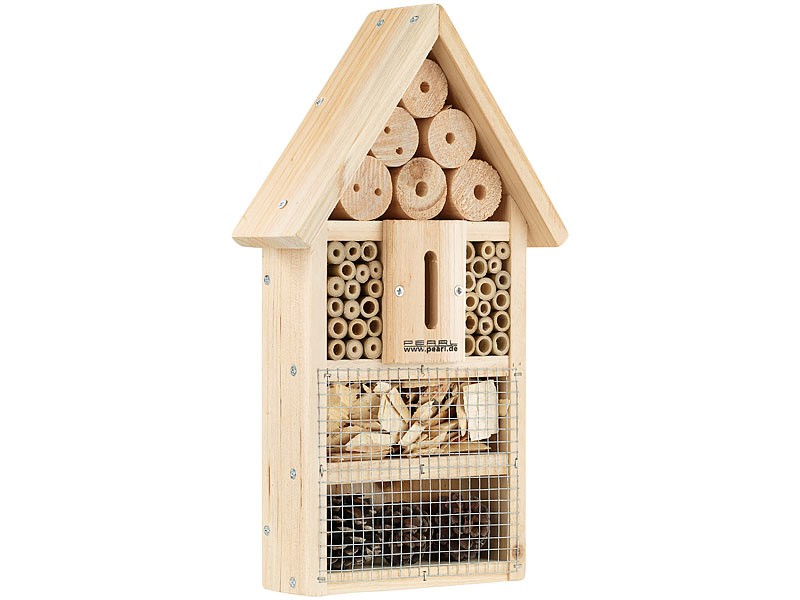 Zimmer frei: Pearl Insektenhotel-Bausatz, Bild 6 Sonstige Gartengeräte Pearl Insektenhotel-Bausatz im Test, Bild 6