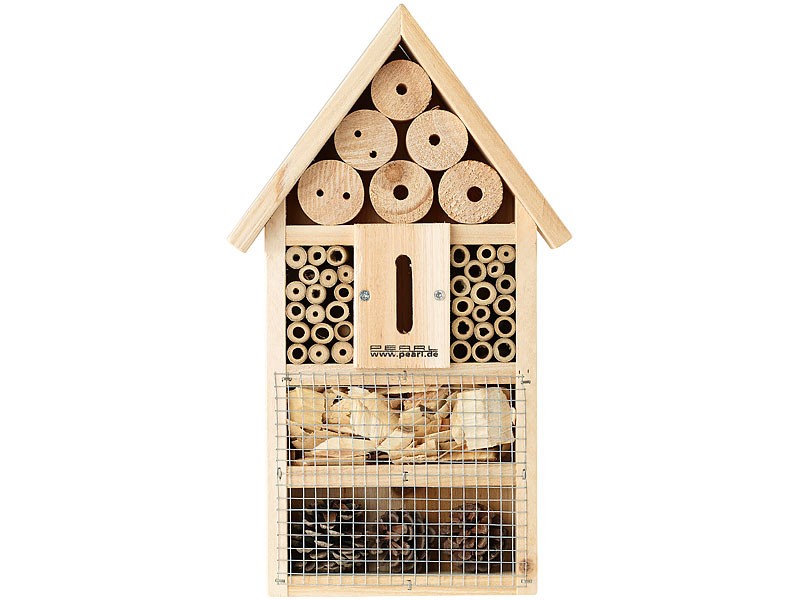 Zimmer frei: Pearl Insektenhotel-Bausatz, Bild 7 Sonstige Gartengeräte Pearl Insektenhotel-Bausatz im Test, Bild 7