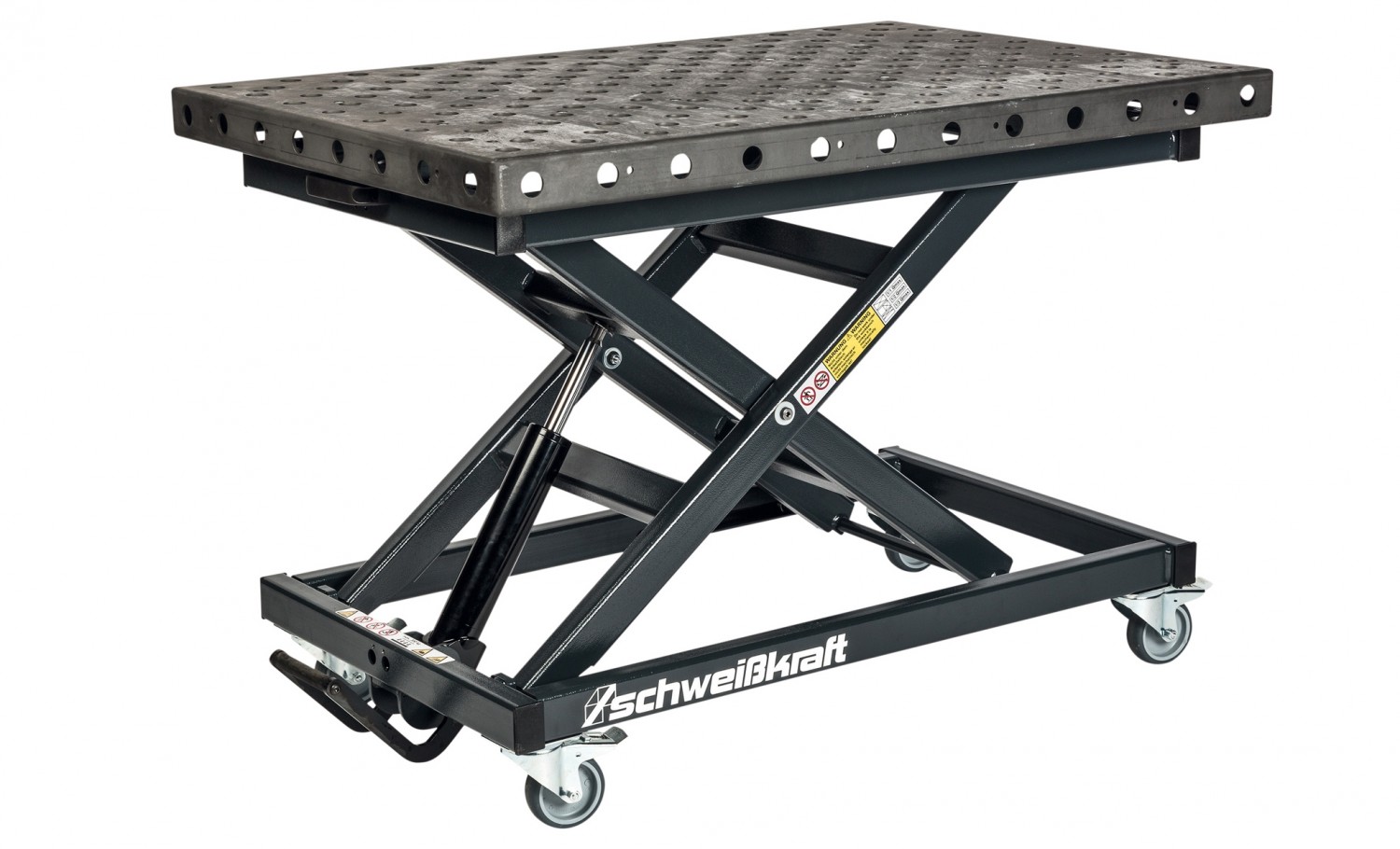 Schweißkraft Schweißtisch MAT 300 SH: Schweißkraft höhenverstellbarer Schweißtisch MAT 300 SH, Bild 2 Sonstige Werkstatteinrichtung Schweißkraft höhenverstellbarer Schweißtisch MAT 300 SH im Test, Bild 2