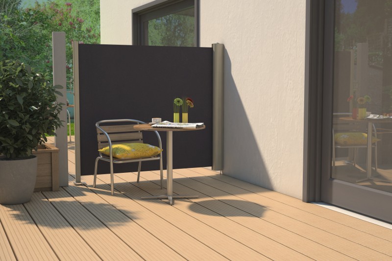 Rollo für die Terrasse: Hecht Seitenmarkise für Terrasse oder Balkon, Bild 2 Sonstiges Haustechnik Hecht Seitenmarkise für Terrasse oder Balkon im Test, Bild 2