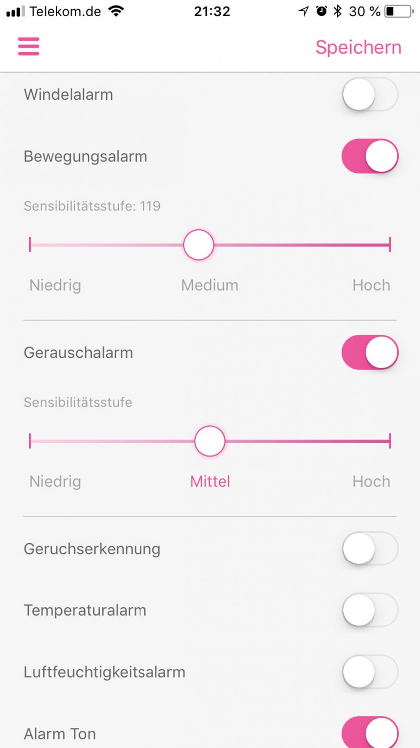 Babyfon 2.0: iBaby Care Monitor M7, Bild 2 Sonstiges (iHome) iBaby Care Monitor M7 im Test, Bild 2