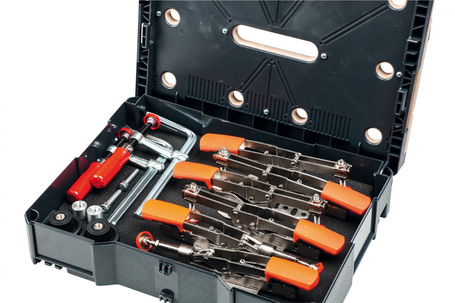 Schnellspanner-Systainer von Bessey: Bessey Schnellspanner-Systainer, Bild 2 Spannen Bessey Schnellspanner-Systainer im Test, Bild 2