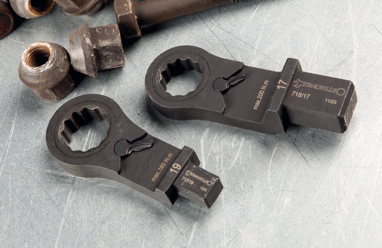 Gewerbliche Werkzeuge Stahlwille Ringratschen- Einsteckwerkzeug Serie 717 / 718 im Test, Bild 2