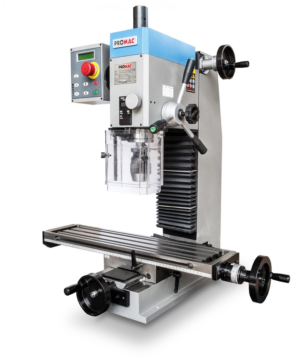 Beste Führung: Promac Bohr-/Fräsmaschine PBM-1839BDV, Bild 5 Stationäre Maschinen Promac Bohr-/Fräsmaschine PBM-1839BDV im Test, Bild 5